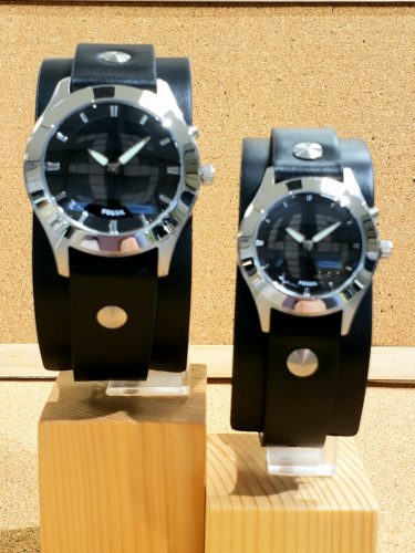 美品 FOSSIL BIGTIC レザーベルト￼￼￼ 日本限定 復刻版 BIG TIC（ビッグティック）”復刻第2弾！ ――この星で一緒に生き