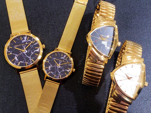 ayete ゴールド角型時計 SEIKO Tank クオーツ ゴールド 八角形 時計 - メルカリ