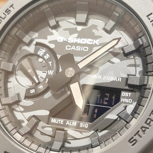 カシオークの新作【迷彩】GA-2100CAがオンタイム仙台で発売