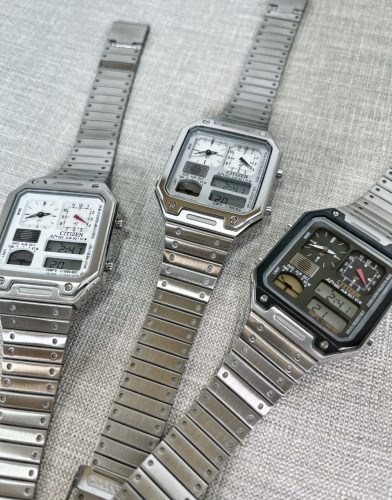 CITIZENサーモセンサー デッドストック(不動ジャンク)品 1982年発売のCITIZEN名作「サーモセンサー」復刻モデル発売