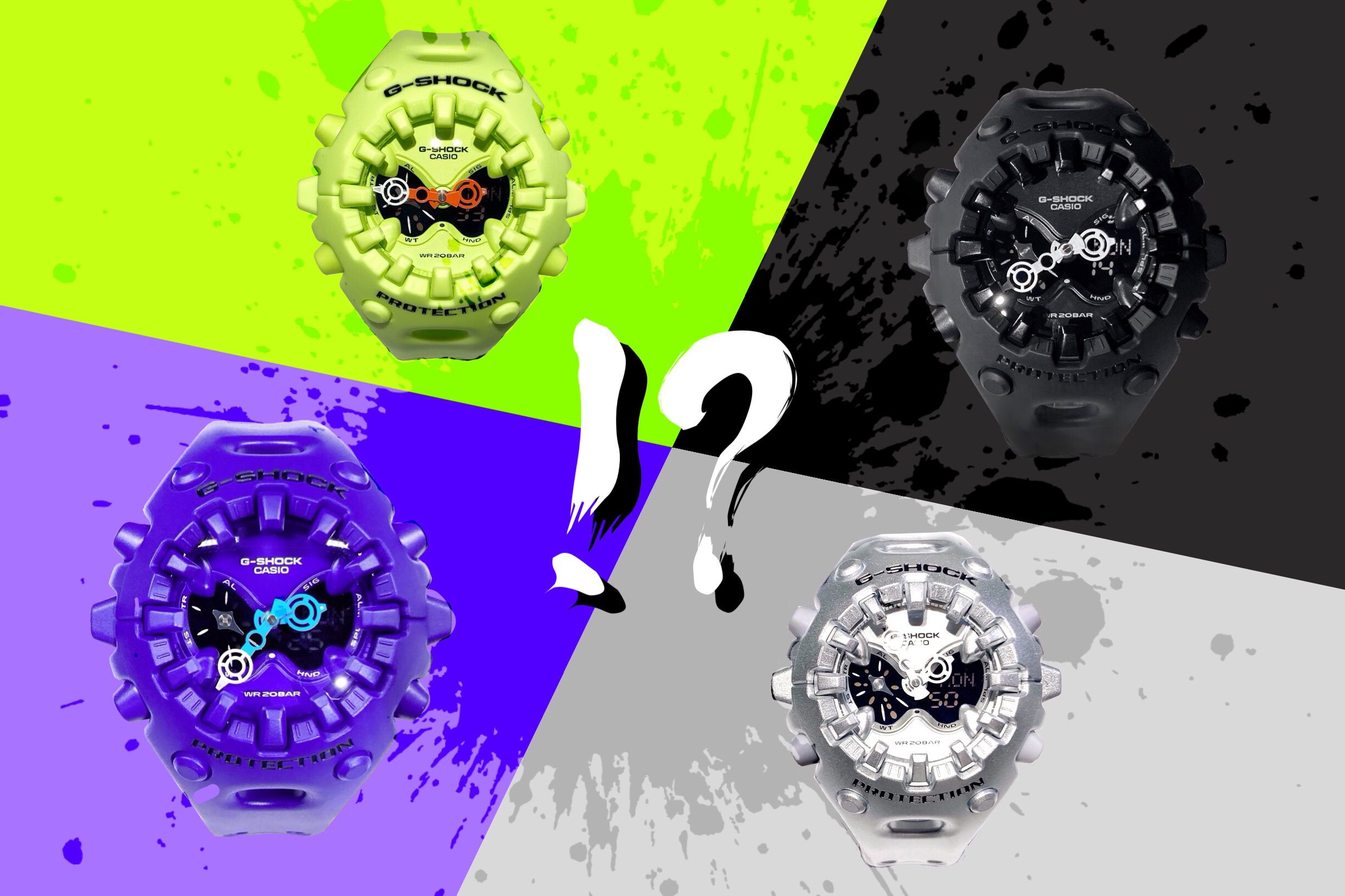 最終値下げ 新品未使用 G-SHOCK GA-V01-9AJF カシオ「G-SHOCK」、タフネスを最大限に表現したインパクトある