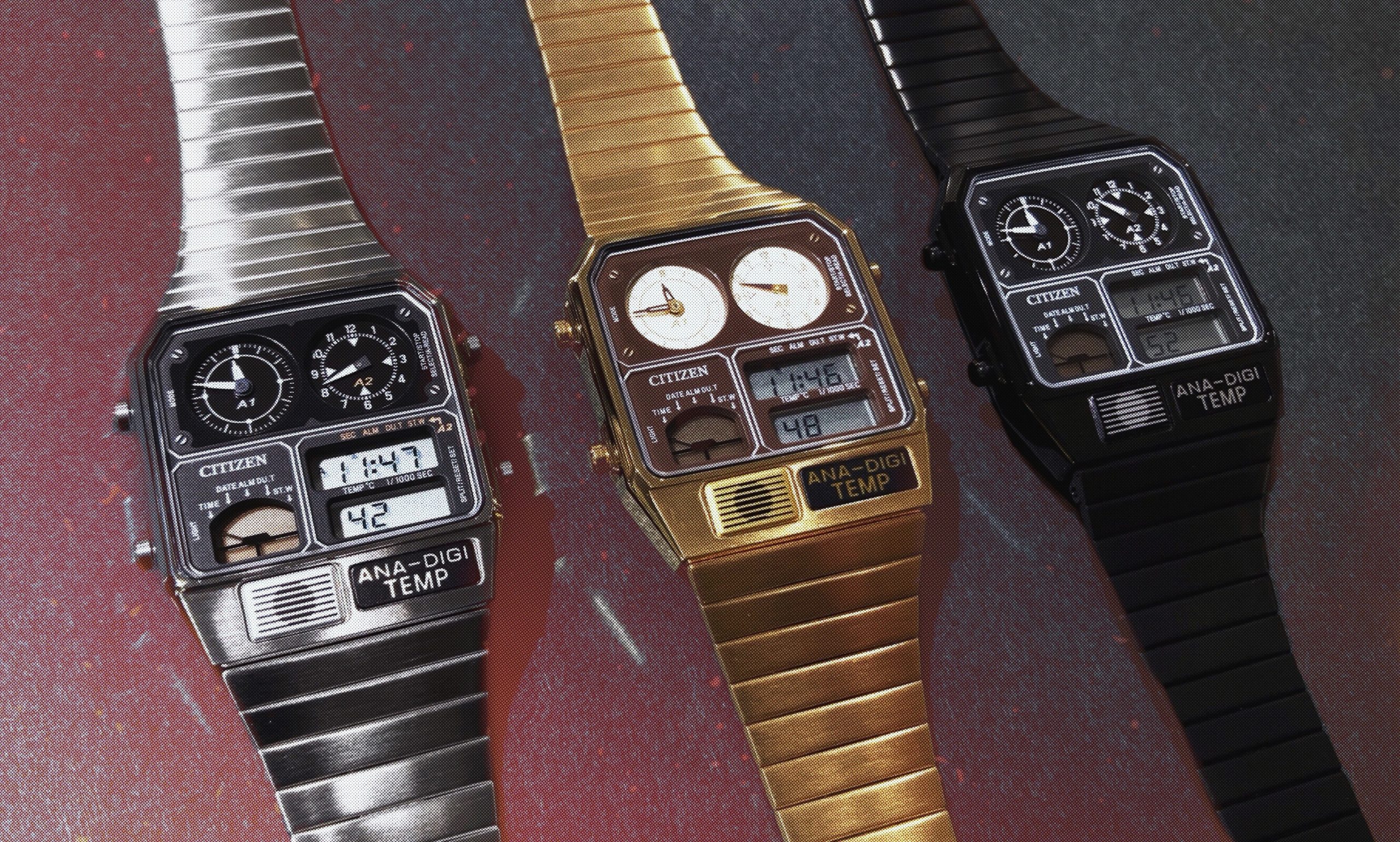 CITIZEN』”RECORD LABEL” ANA-DIGI TEMP & THERMO SENSOR