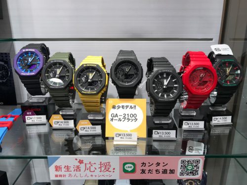 CASIO G-SHOCK GA-2100-1A1JF オールブラック