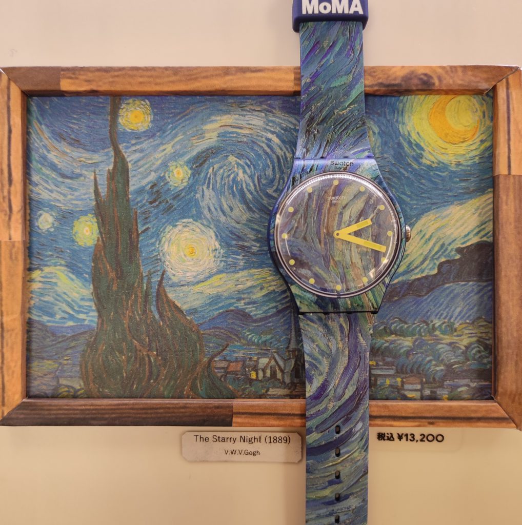 Swatch MoMA V.W.V.Gogh ｵﾝﾀｲﾑ横浜ロフト店 ontime | move 修理工房