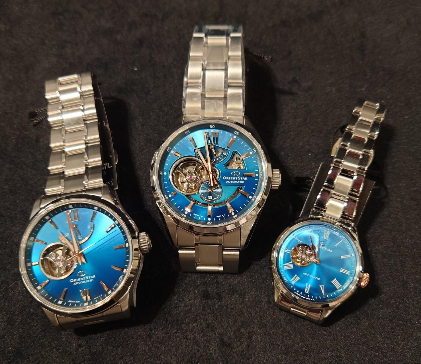 Orient star moving blue online